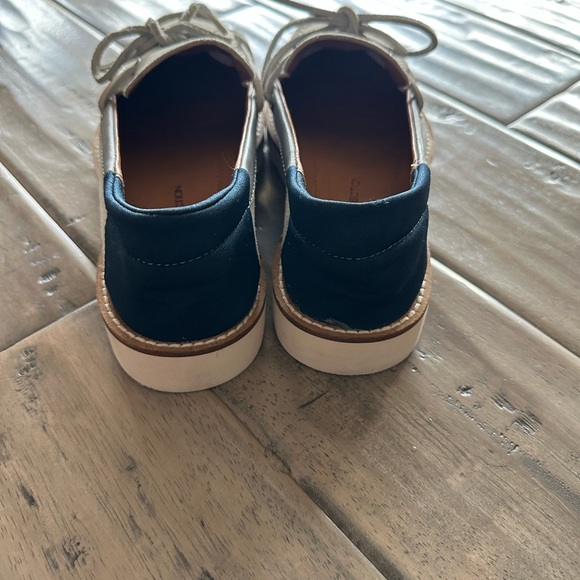 New men’s French connection gray suede loafer boat shoes sz 40 - Picture 3 of 7